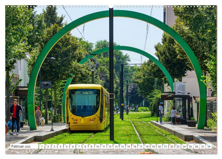 Produktbild: Mulhouse - Das s&uuml;dliche Tor der els&auml;ssischen Weinstra&szlig;e (hochwertiger Premium Wandkalender 2026 DIN A2 quer), Kunstdruck in Hochglanz