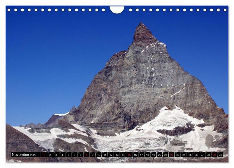 Produktbild: Und ewig lockt das Matterhorn (Wandkalender 2026 DIN A4 quer), CALVENDO Monatskalender