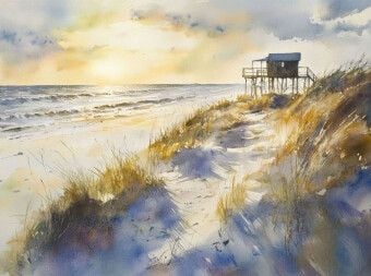 Produktbild: CALVENDO Puzzle Sonnenaufgang am Meer | 2000 Teile Lege-Gr&ouml;&szlig;e 90x67cm Foto-Puzzle f&uuml;r gl&uuml;ckliche Stunden