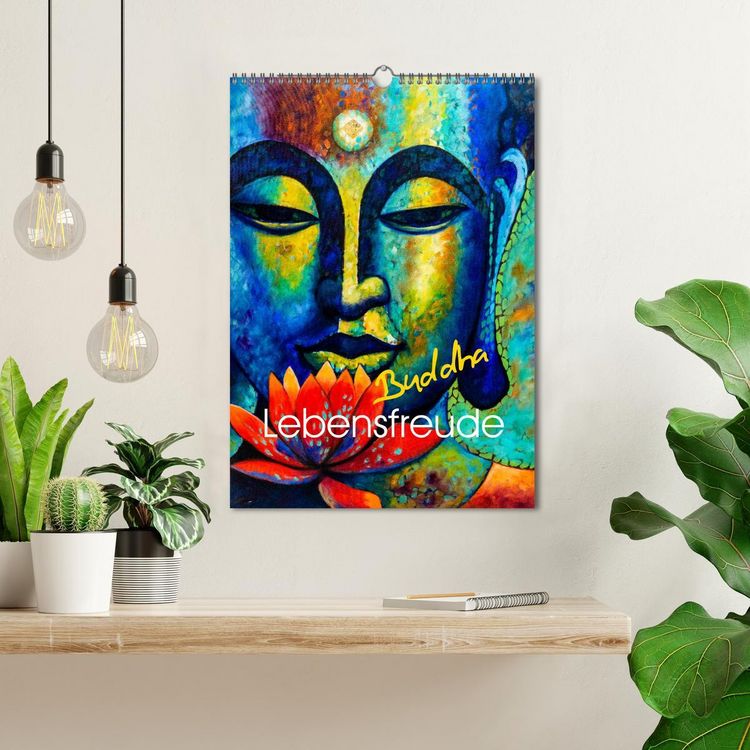 Produktbild: Lebensfreude Buddha (Wandkalender 2026 DIN A3 hoch), CALVENDO Monatskalender