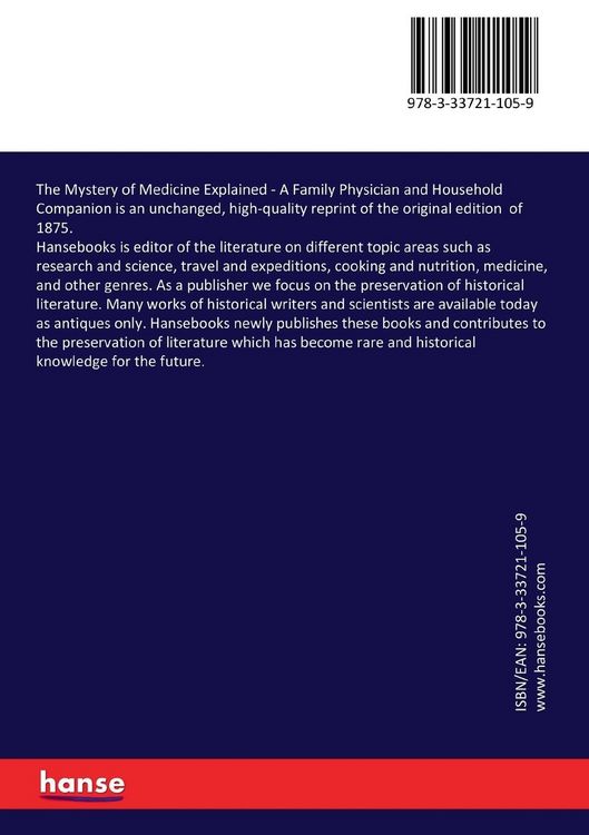 Produktbild: The Mystery of Medicine Explained