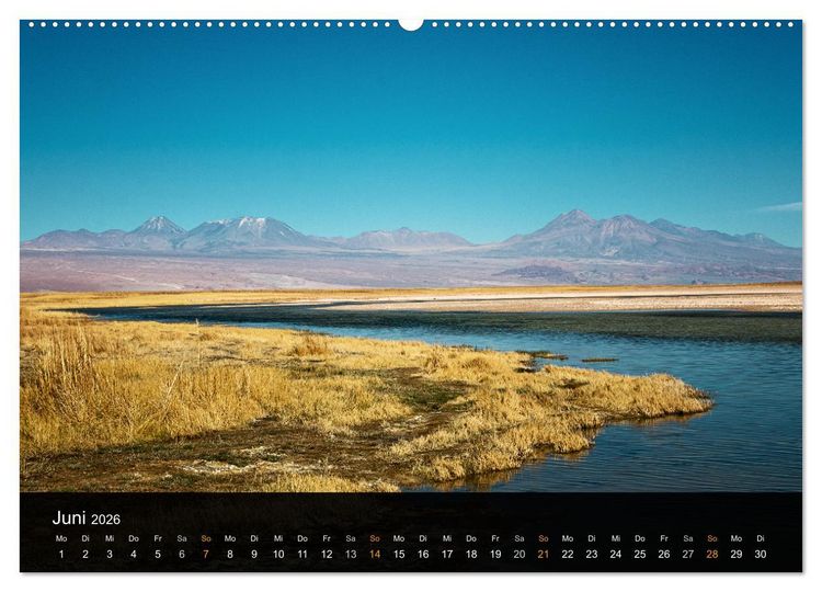 Produktbild: Atacama: Die W&uuml;ste im Norden Chiles (hochwertiger Premium Wandkalender 2026 DIN A2 quer), Kunstdruck in Hochglanz