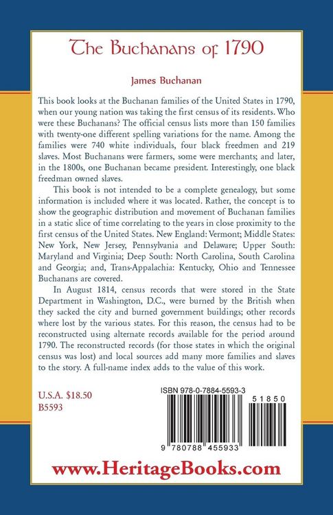 Produktbild: The Buchanans of 1790
