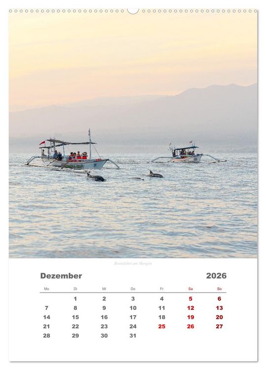 Produktbild: Reiseimpressionen durch Bali (hochwertiger Premium Wandkalender 2026 DIN A2 hoch), Kunstdruck in Hochglanz