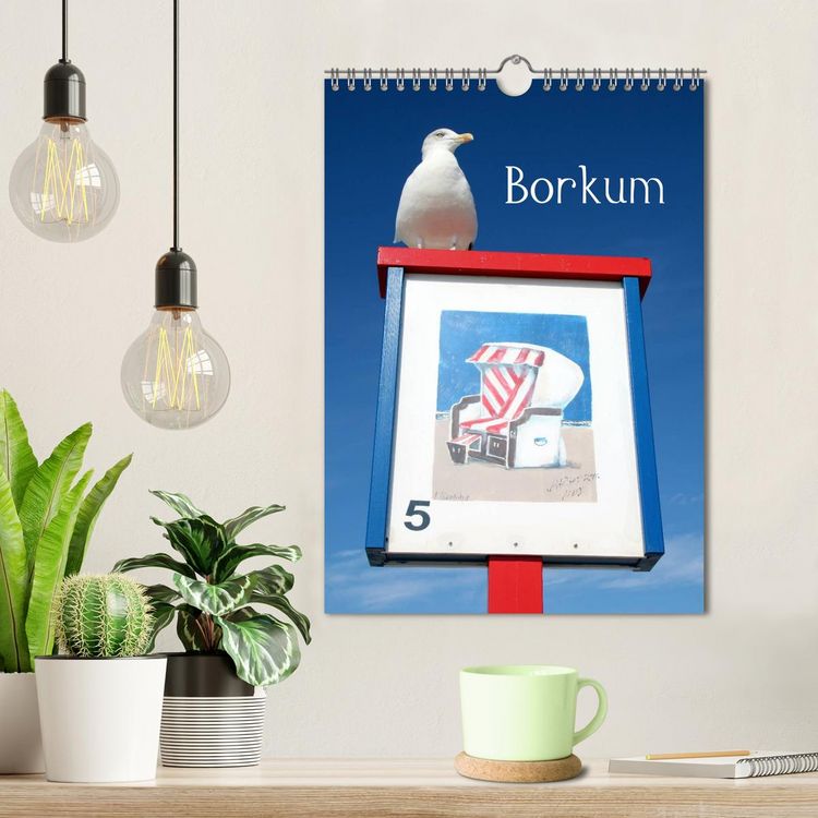 Produktbild: Borkum (Wandkalender 2026 DIN A4 hoch), CALVENDO Monatskalender