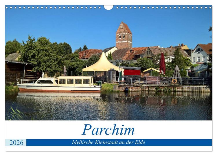 Produktbild: Parchim - Idyllische Kleinstadt an der Elde (Wandkalender 2026 DIN A3 quer), CALVENDO Monatskalender