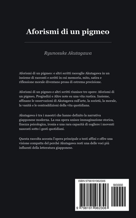 Produktbild: Aforismi di un pigmeo