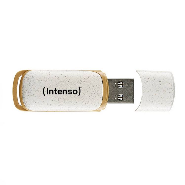 Produktbild: Intenso Green Line USB-Stick 64GB Beige, Braun 3540490 USB-A (USB 3.2 Gen 1)