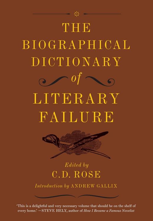 Produktbild: The Biographical Dictionary of Literary Failure