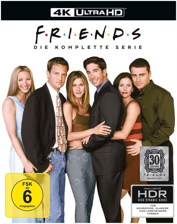 Produktbild: Friends: Die komplette Serie (4K Ultra HD / 25 Discs)