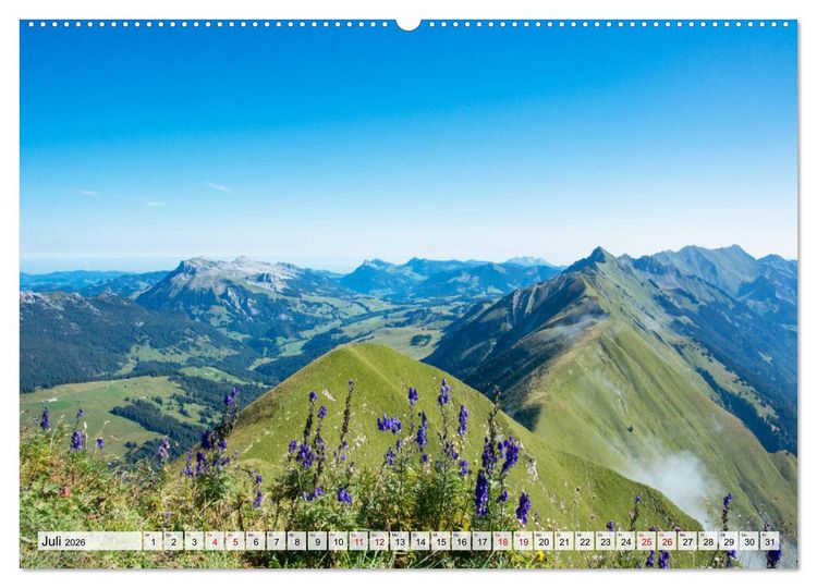 Produktbild: Der Brienzersee - Im Herzen des Berner Oberlandes (hochwertiger Premium Wandkalender 2026 DIN A2 quer), Kunstdruck in Hochglanz