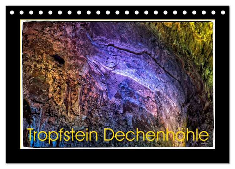 Produktbild: Tropfstein Dechenh&ouml;hle (Tischkalender 2026 DIN A5 quer), CALVENDO Monatskalender