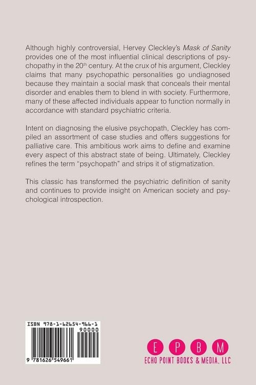 Produktbild: The Mask of Sanity