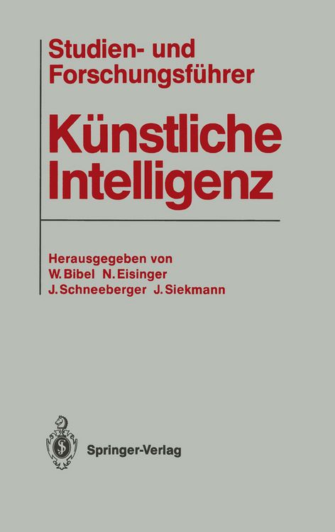 Produktbild: Studien- und Forschungsf&uuml;hrer K&uuml;nstliche Intelligenz