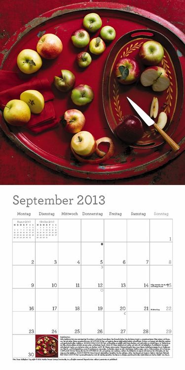 Produktbild: Martha Stewart's K&uuml;chenlatein, Brosch&uuml;renkalender 2013