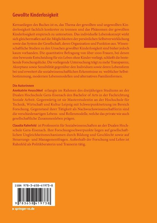 Produktbild: Gewollte Kinderlosigkeit