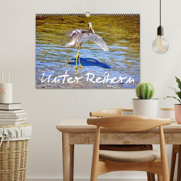 Produktbild: Unter Reihern (Wandkalender 2026 DIN A3 quer), CALVENDO Monatskalender