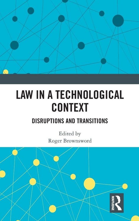 Produktbild: Law in a Technological Context
