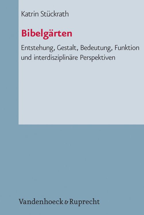 Produktbild: Bibelg&auml;rten