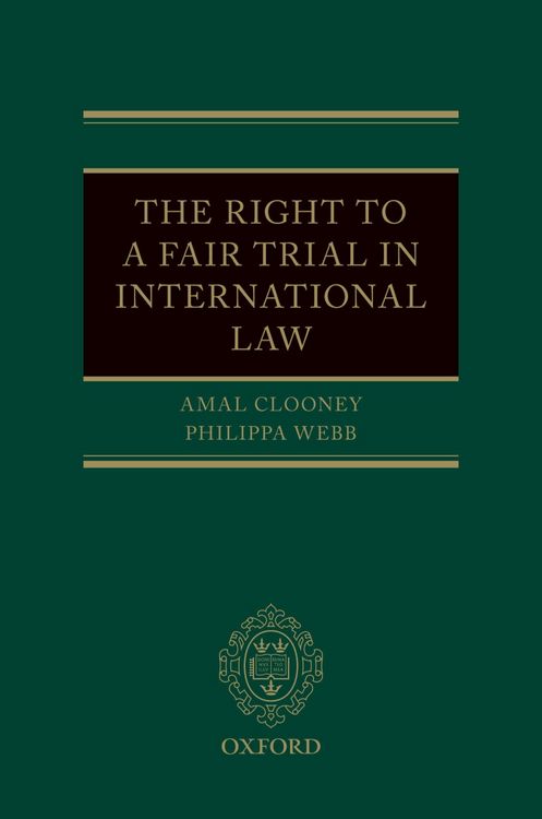 Produktbild: The Right to a Fair Trial in International Law