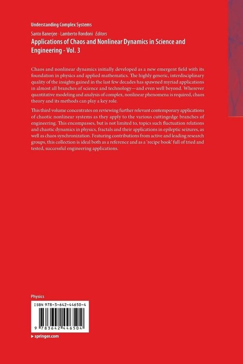 Produktbild: Applications of Chaos and Nonlinear Dynamics in Science and Engineering - Vol. 3