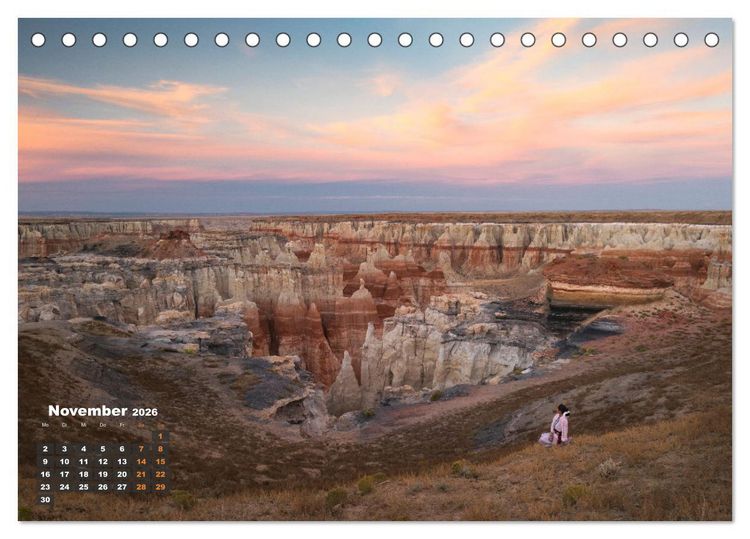 Produktbild: Kraftpl&auml;tze der Indianer (Tischkalender 2026 DIN A5 quer), CALVENDO Monatskalender