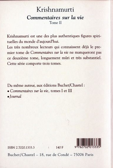 Produktbild: Commentaires sur la Vie T.2