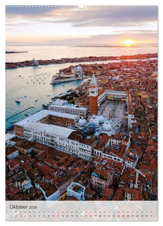 Produktbild: Venezia - La Serenissima repubblica (Wandkalender 2026 DIN A2 hoch), CALVENDO Monatskalender