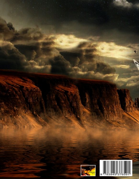 Produktbild: Fantasy Notizbuch: Wolkenschiff - wei&szlig;e Seiten mit Eckmotiv