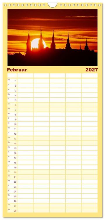 Produktbild: Familienplaner 2027 - Merseburg - Meine Domstadt an der Saale mit 5 Spalten (Wandkalender, 21 x 45 cm) CALVENDO