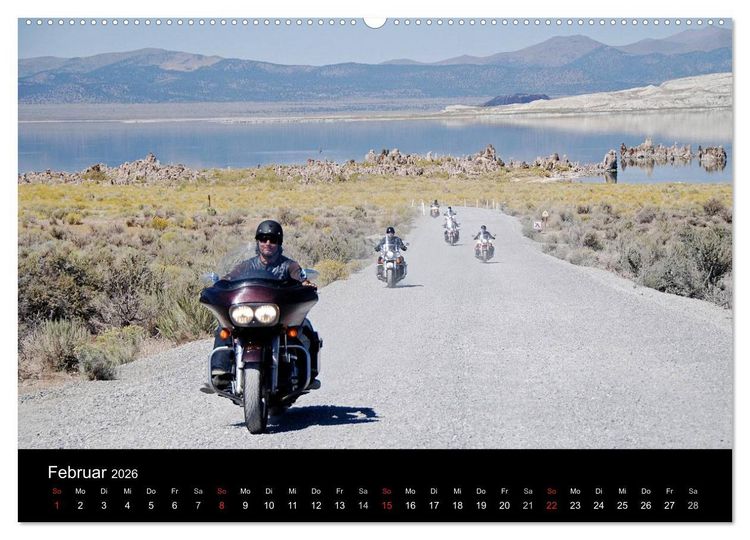 Produktbild: Born to be Wild - Mit der Harley durch den S&uuml;dwesten der USA (Wandkalender 2026 DIN A2 quer), CALVENDO Monatskalender