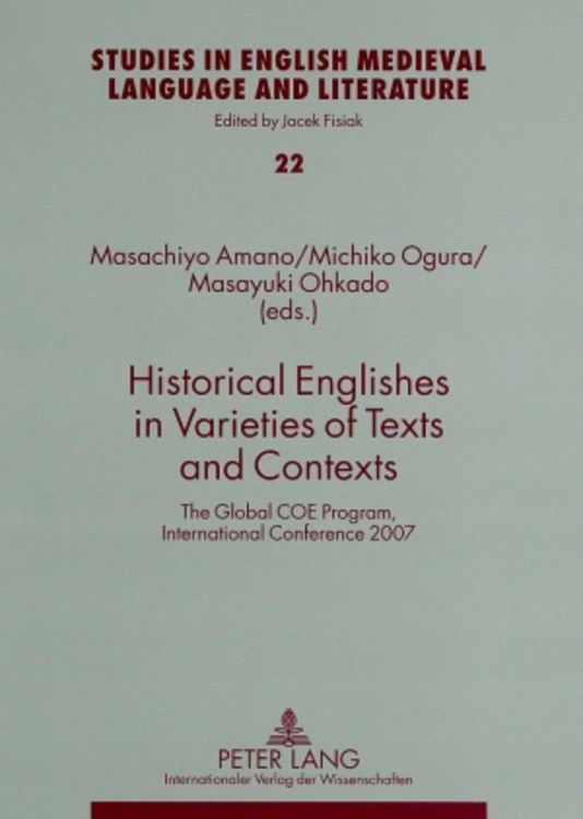 Produktbild: Historical Englishes in Varieties of Texts and Contexts