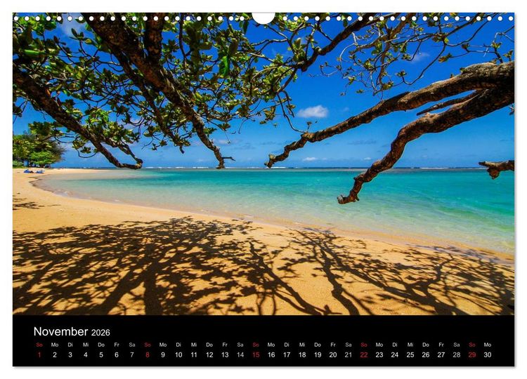 Produktbild: The Unknown HAWAII (Wandkalender 2026 DIN A3 quer), CALVENDO Monatskalender