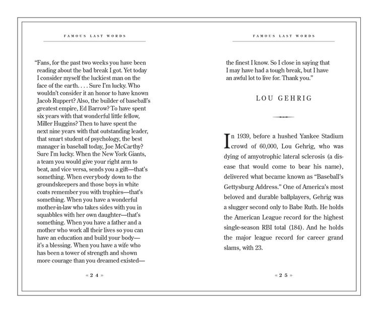 Produktbild: Famous Last Words, Fond Farewells, Deathbed Diatribes, and Exclamations Upon Expiration