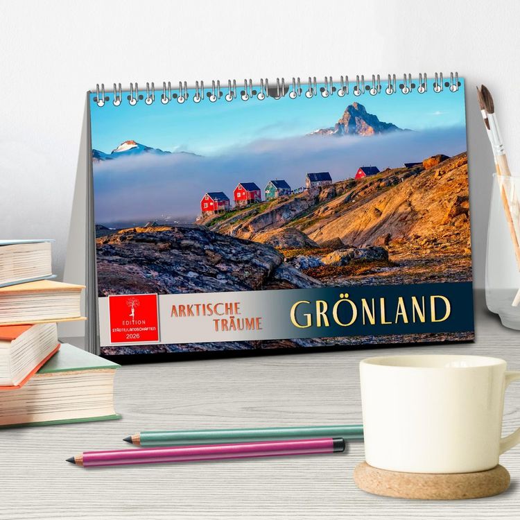Produktbild: Gr&ouml;nland - Arktische Tr&auml;ume (Tischkalender 2026 DIN A5 quer), CALVENDO Monatskalender