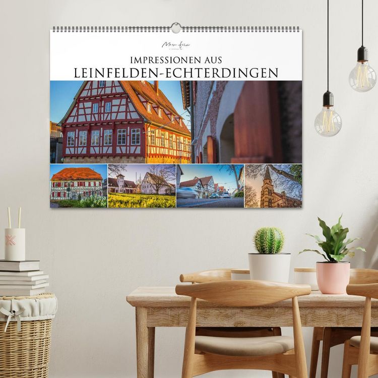Produktbild: Impressionen aus Leinfelden-Echterdingen 2026 (Wandkalender 2026 DIN A2 quer), CALVENDO Monatskalender