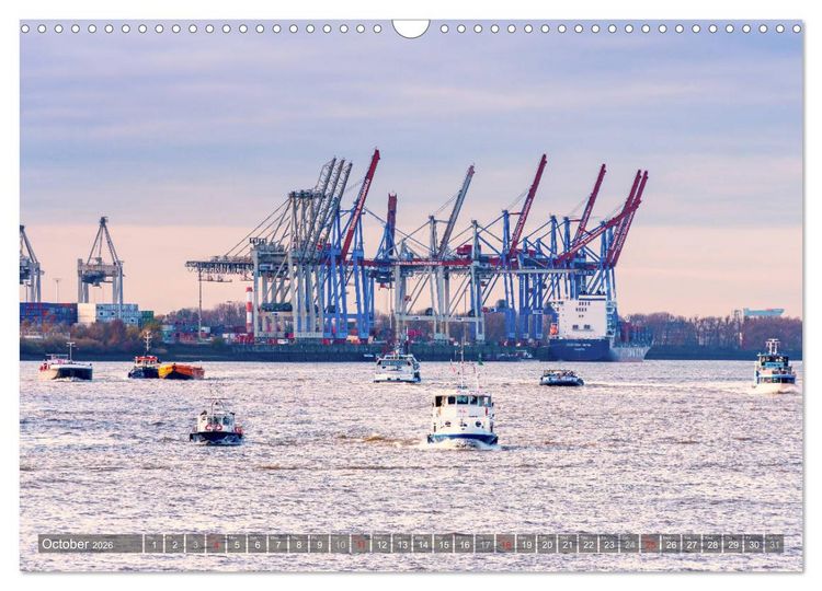 Produktbild: Hamburg perspectives (Wall Calendar 2026 DIN A3 landscape), CALVENDO 12 Month Wall Calendar