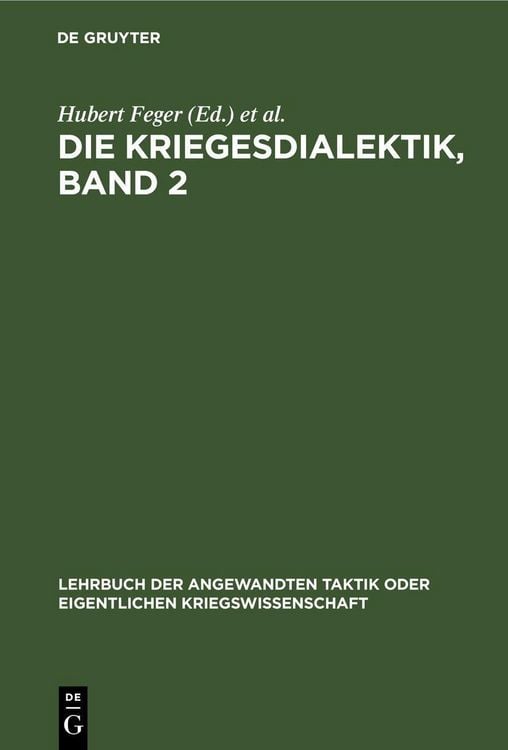 Produktbild: Die Kriegesdialektik