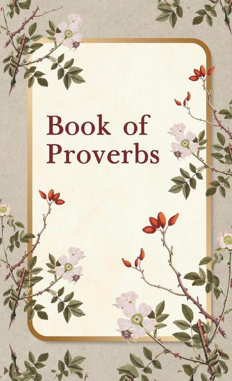 Produktbild: Book of Proverbs Hardcover