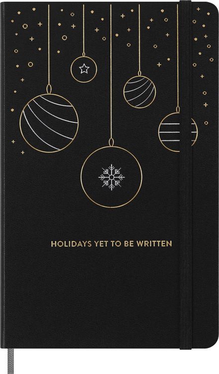 Produktbild: Moleskine Holiday Notizbuch, L/A5, Liniert, fester Einband, Schwarz