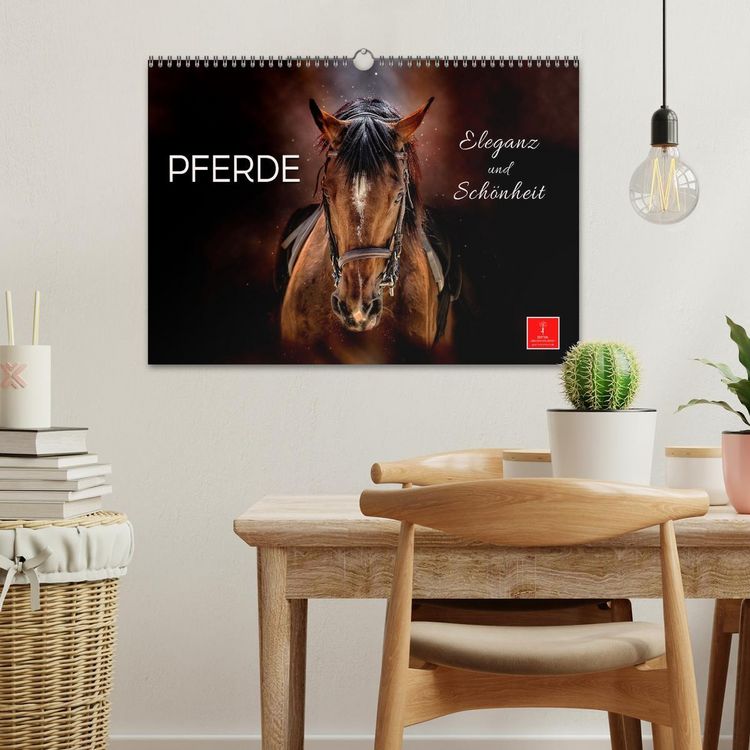 Produktbild: Eleganz und Sch&ouml;nheit - Pferde (Wandkalender 2026 DIN A3 quer), CALVENDO Monatskalender