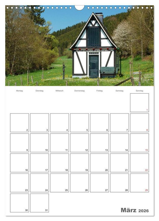 Produktbild: Das Siegerland (Wandkalender 2026 DIN A3 hoch), CALVENDO Monatskalender