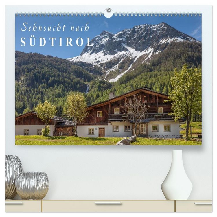 Produktbild: Sehnsucht nach S&uuml;dtirol (hochwertiger Premium Wandkalender 2026 DIN A2 quer), Kunstdruck in Hochglanz