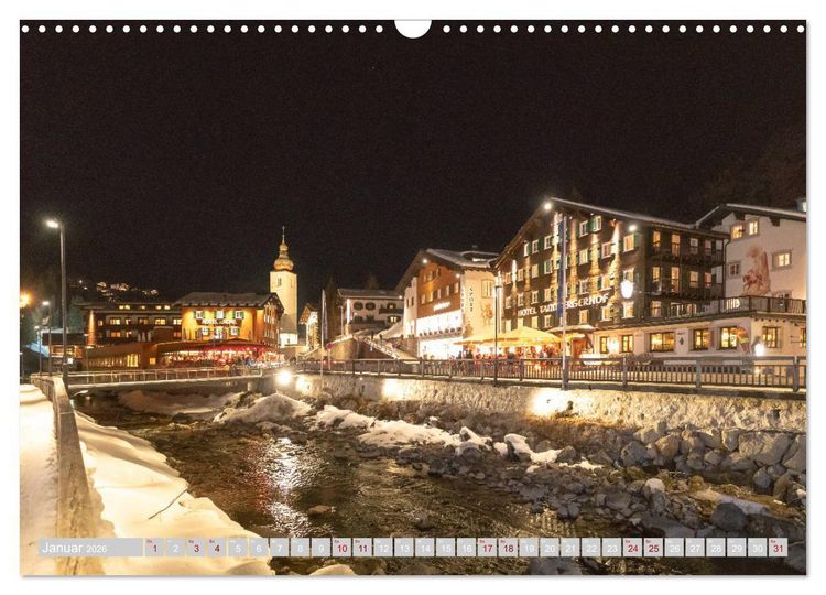 Produktbild: Lech am Arlberg - Winterzauber f&uuml;r das ganze Jahr (Wandkalender 2026 DIN A3 quer), CALVENDO Monatskalender