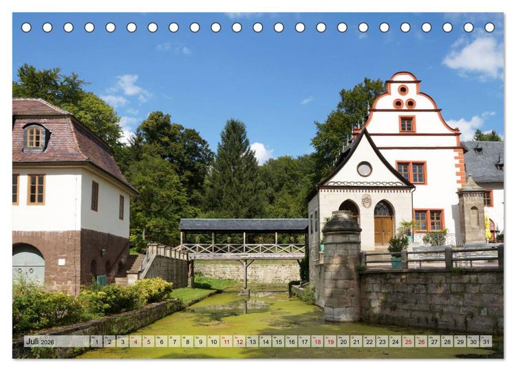 Produktbild: Schl&ouml;sser- und Burgenland Th&uuml;ringen (Tischkalender 2026 DIN A5 quer), CALVENDO Monatskalender