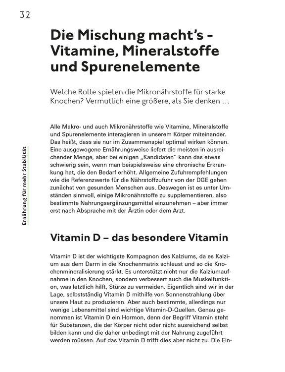 Produktbild: Ern&auml;hrung f&uuml;r starke Knochen gegen Osteoporose