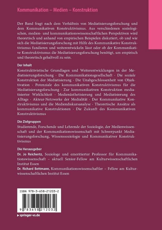 Produktbild: Kommunikation &ndash; Medien &ndash; Konstruktion