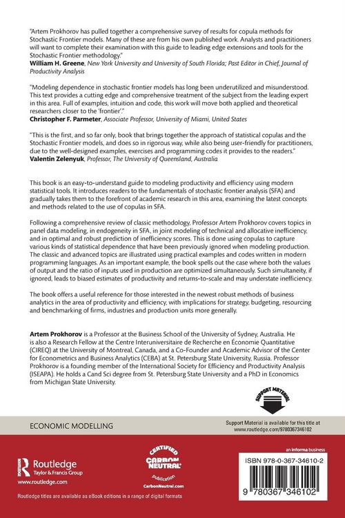 Produktbild: Efficiency and Productivity Analysis