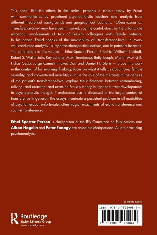 Produktbild: On Freud's Observations On Transference-Love