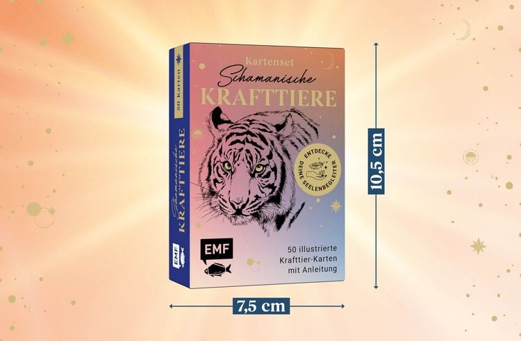 Produktbild: Kartenset: Schamanische Krafttiere &ndash; Entdecke deine Seelenbegleiter